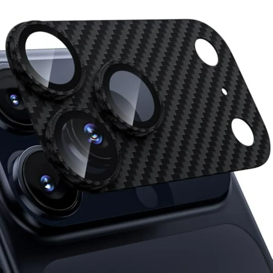 

for iPhone Camera Lens tector, [Military Grade Shatterproof] [Strong Adhesion] Metal Aluminum Alloy Tempered Glass Camera Scree