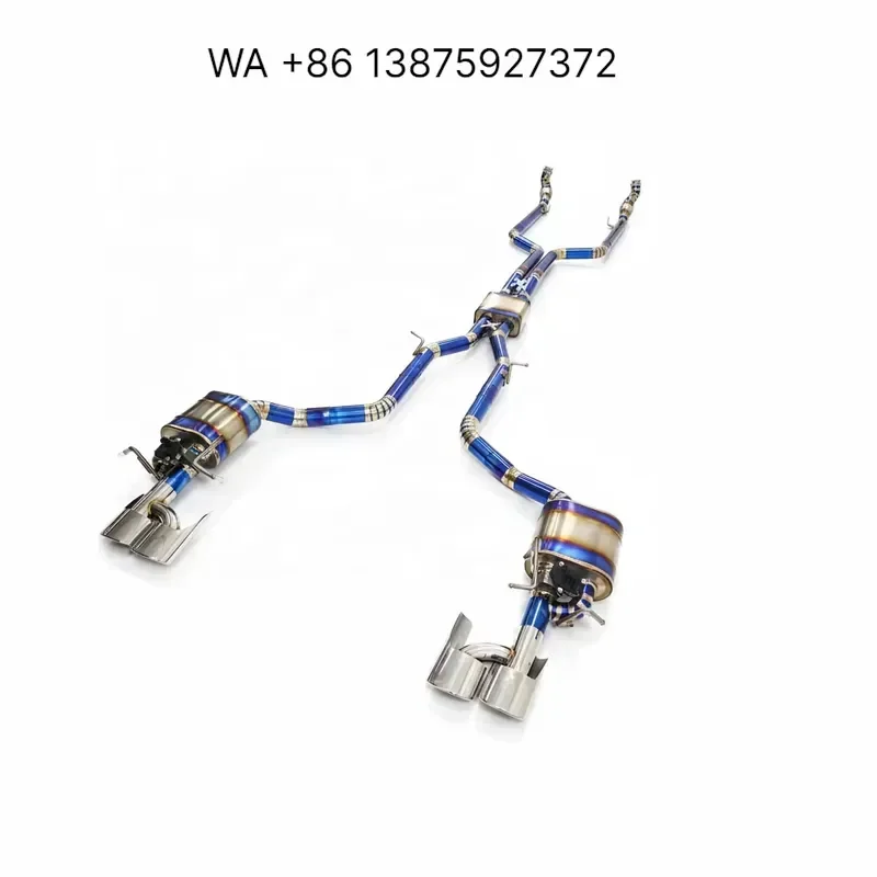 Wmwmnu for ING Titanium Valvetronic Exhaust System for W204 C63 6.2L Ultra-Lightweight Performance SUV Tuning