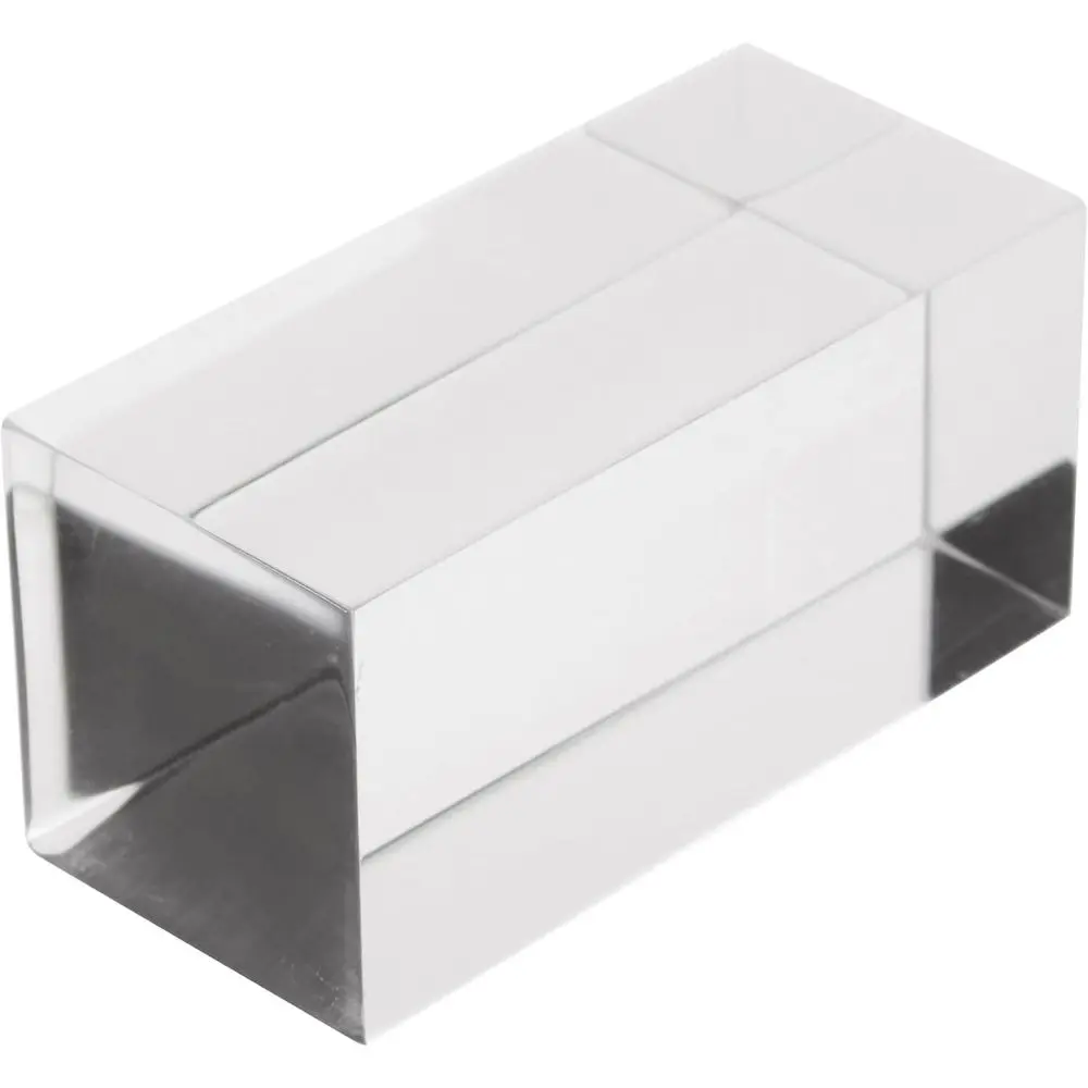 

1 High x 1 Wide x 2 Deep Clear Acrylic Rectangular Display Blocks, Pack of 12