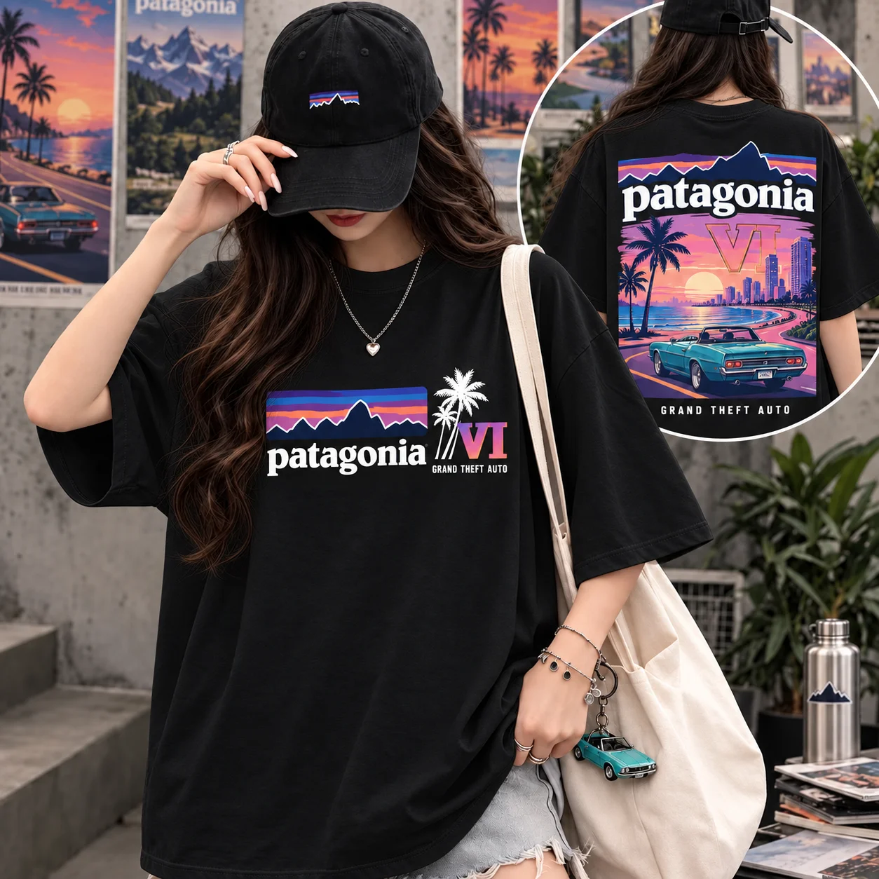 Men'S Fashion X - Patagonia X GTA VI – graficzna