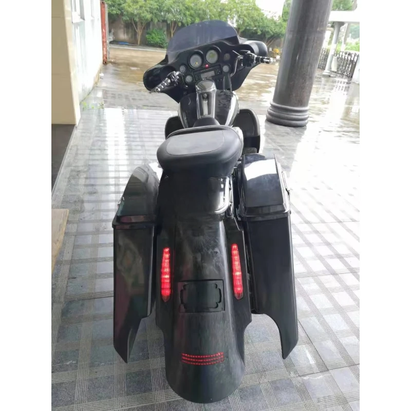 

CFP-HL 1584-160 ABS Motorcycle Accessories Black Rear Extended Fenders with