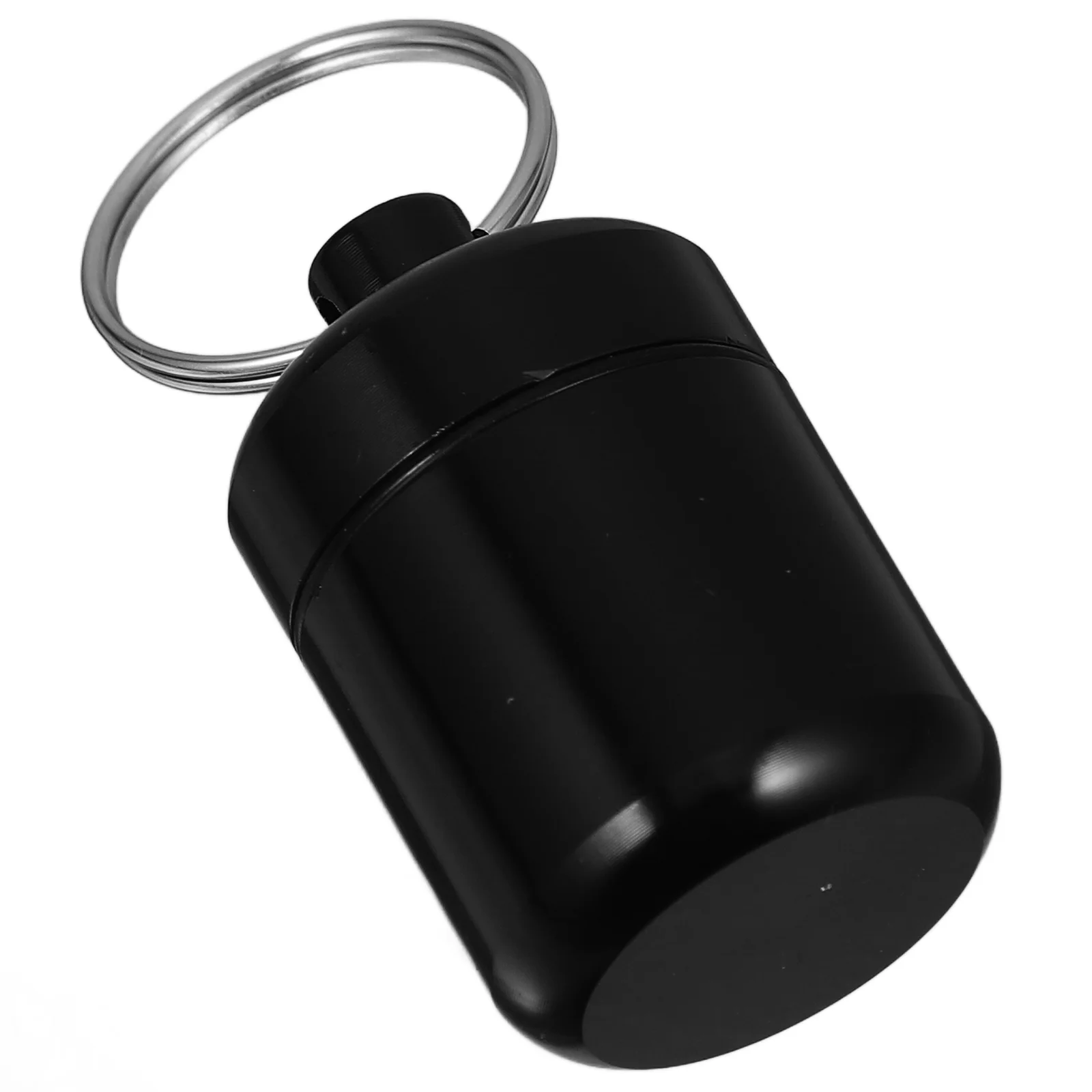 

Earbuds Box Complete Silence Plugs Accessories Aluminum Pill Case Concert Black for Airplane Pressure Relief Travel