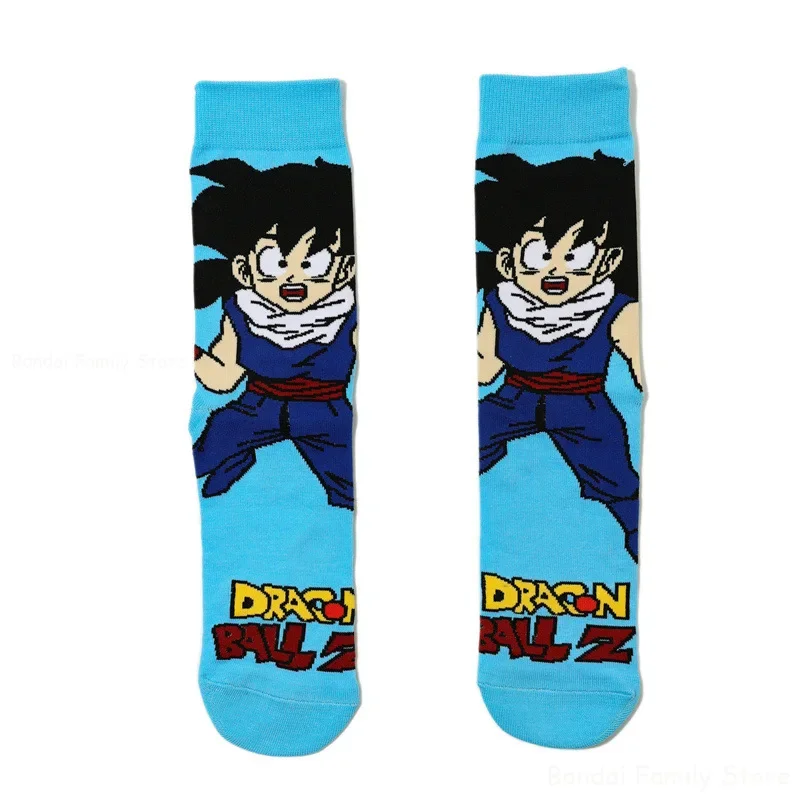 Dragon Ball Son Goku Anime Skarpety Mężczyźni Śmieszne Hip Hop Długie Skarpety Osobowość Wygodne Skarpety Kreskówka Dzieci Urodziny Prezent