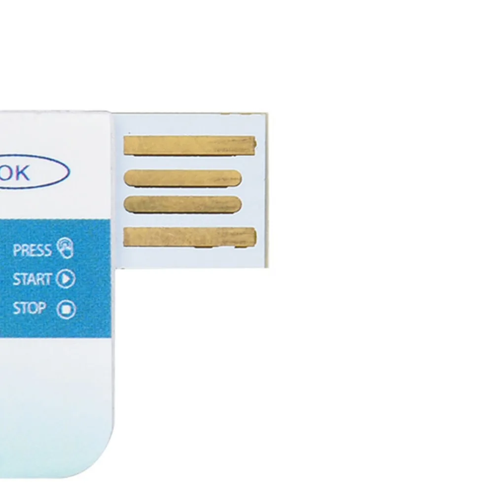 60 Days Temperature Data Logger PDF Report Output USB Interface Disposable Temperature Recorder Single Use Type
