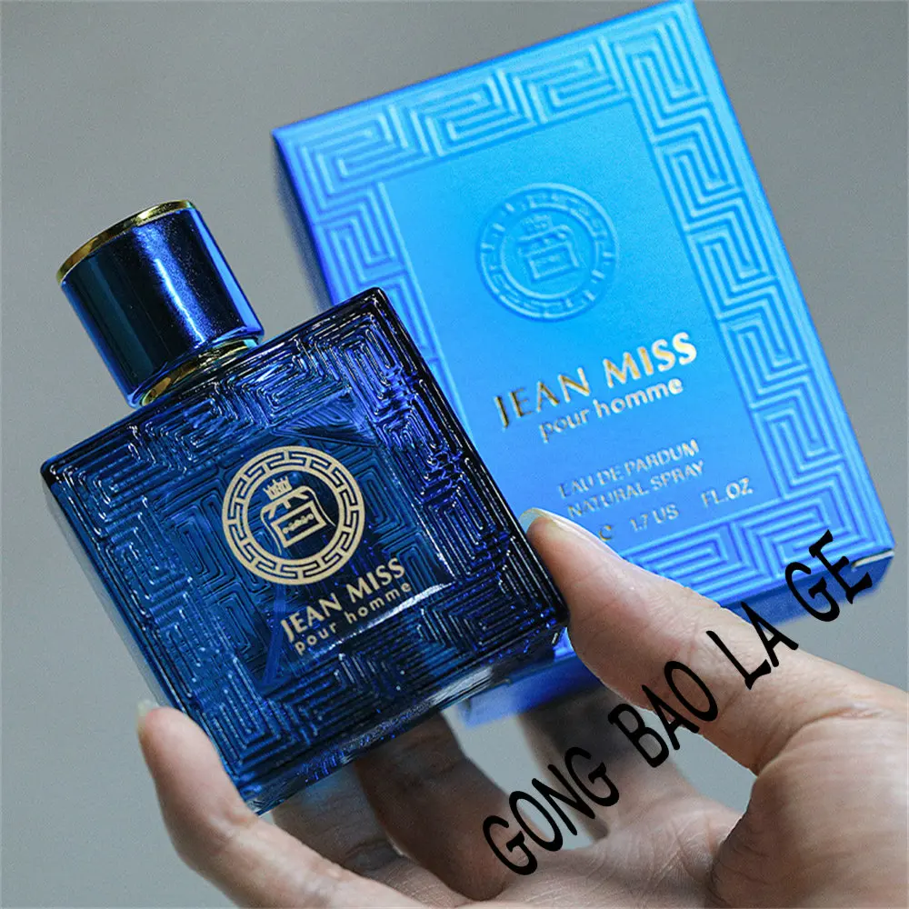 Eau de parfum para homens e mulheres, perfume para homem, colônia fresca, perfume duradouro, mulher atraente, namoro profissional, marca, 50ml