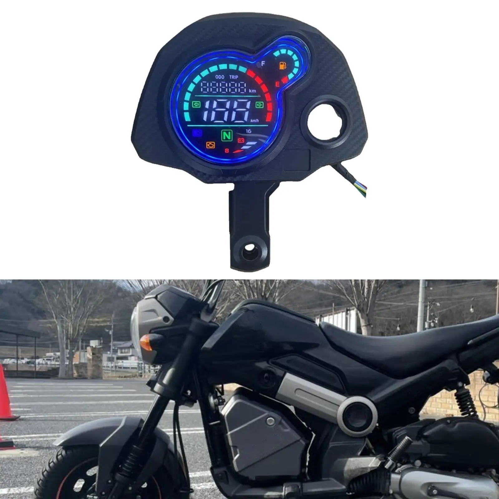 

Мотоциклетный спидометр, мотоциклетный инструмент, прямая замена, профессиональная легкая