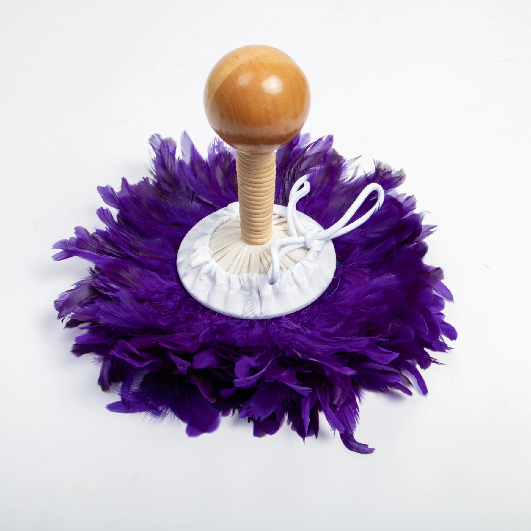 UliUli Colored Feather Gourd Rattles Traditional Hawaiian Uli Uli Hula Dance Instruments Auana & Kahiko Performances Implements