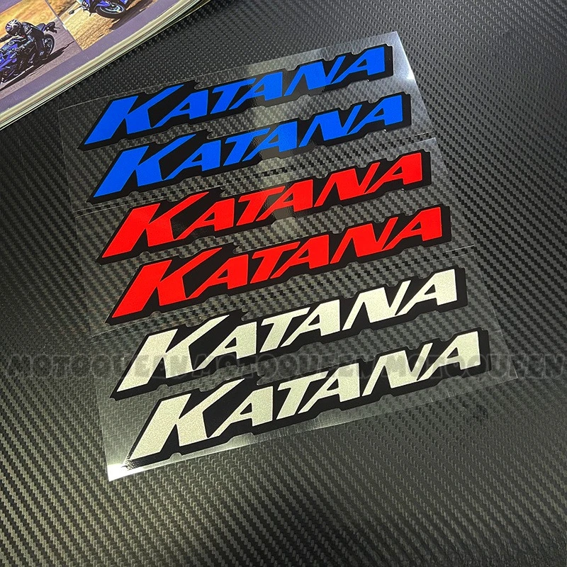 KATANA Motorcycle Sticker Set Vinyl Decals for Suzuki Katana GSX-S750 GSX-S1000 GSX-R750 GSX-R1000 Bike Tank Helmet Car Window
