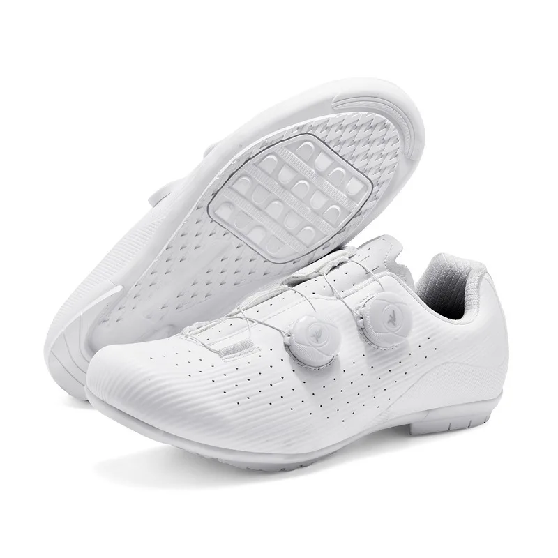 

New Carbon Fiber Cycling Shoes Outdoor Wear Resistant Road Riding Sneakers Unisex Men Women Adjustable Pro Racing Bicyle Shoe