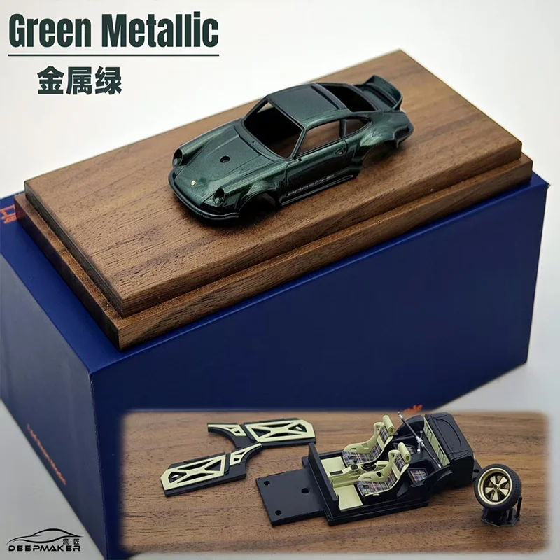 In Magazzino 1:64 Deepmaker 911 Cantante Dls Simulazione Resina In Miniatura Supercar Modello Personalizzato Giocattolo Per Bambini Regali Collezione Ornamento