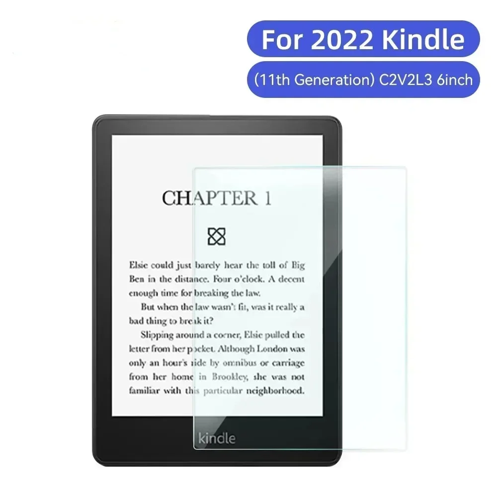 Pelindung layar kaca Tempered untuk 2022 Kindle paperwhite11th 10 th generasi ke-8 Tablet pelindung E-book Film M2L3EK