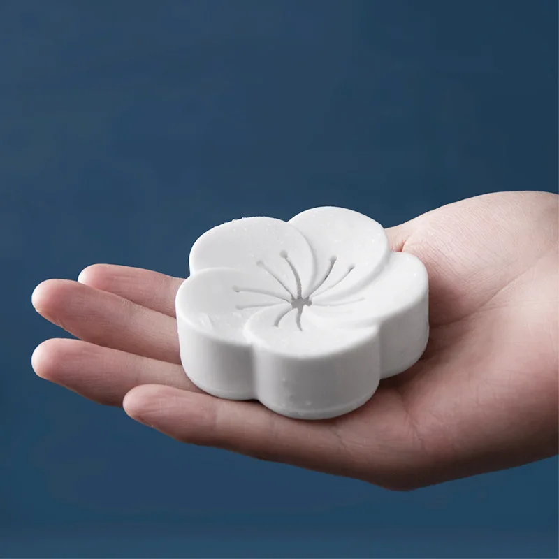 Flower Shape Air Fresh Box Car Toilet Purifier Storage Box Eliminate Odors Smell Absorber Freshener Aromatherapy Box Deodorizer