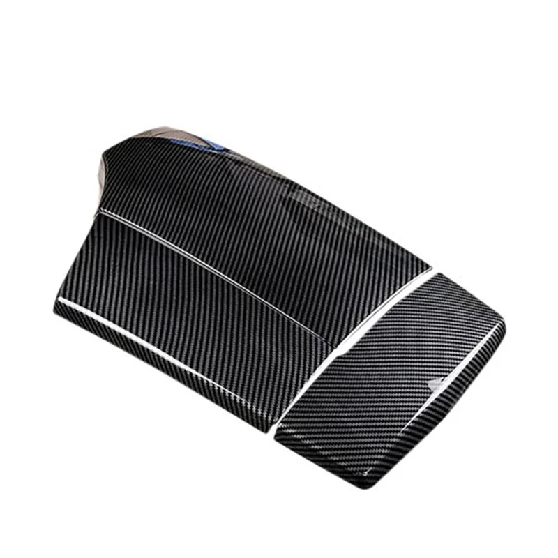 

Car Carbon Fiber Center Console Armrest Box Panel Cover Trim Stickers For-BMW 5 Series 520I 525Li E60 05-10