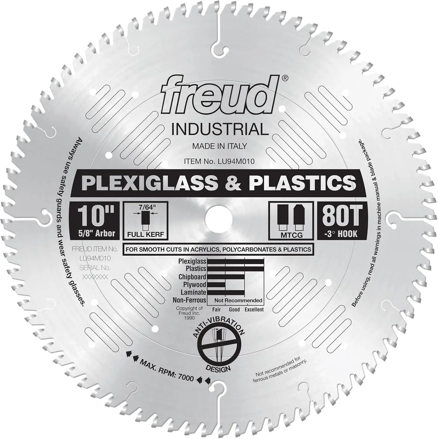 LU94M014: 14" x 108T Plastic Blade
