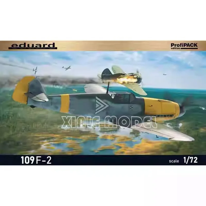 

Eduard Plastic Assembled Aircraft Model Kit 70154 Bf 109 F-2 ProfiPACK Edition 1/72