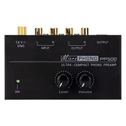 Phono Preamp DC 12V 1/4