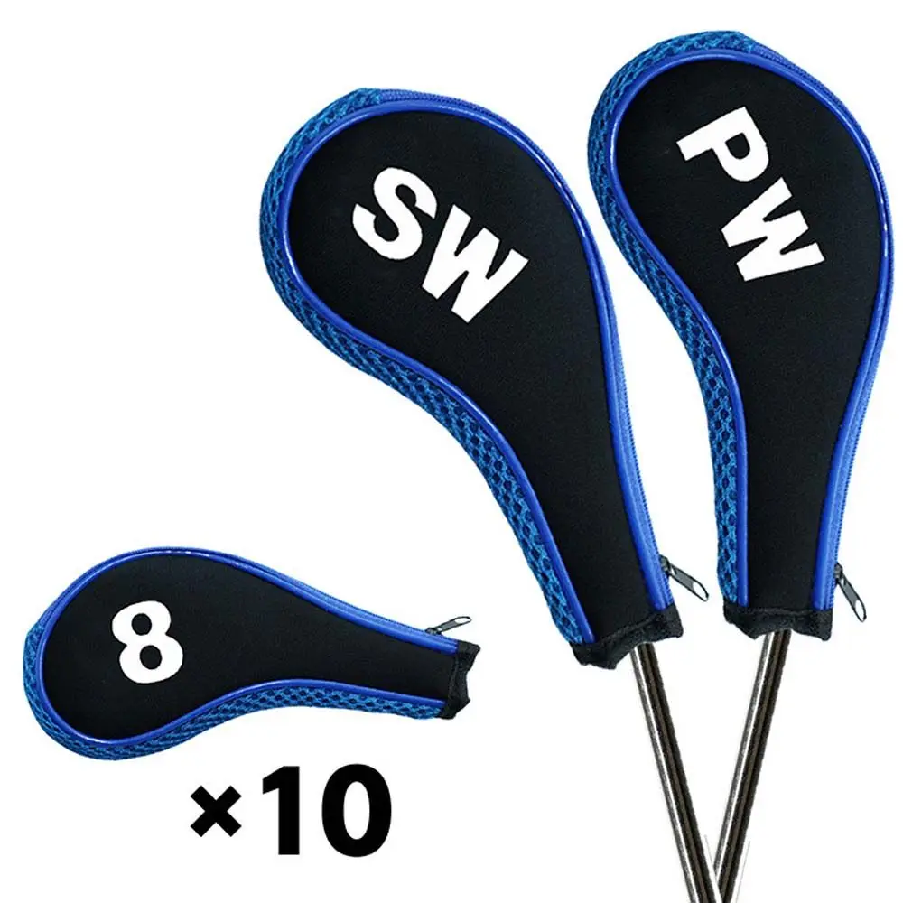 Zubehör Golf Training Ausrüstung Golf Eisen Abdeckungen Set Golf Head Cover Golf Headcovers Golf Club Abdeckung Golf Eisen Headcover