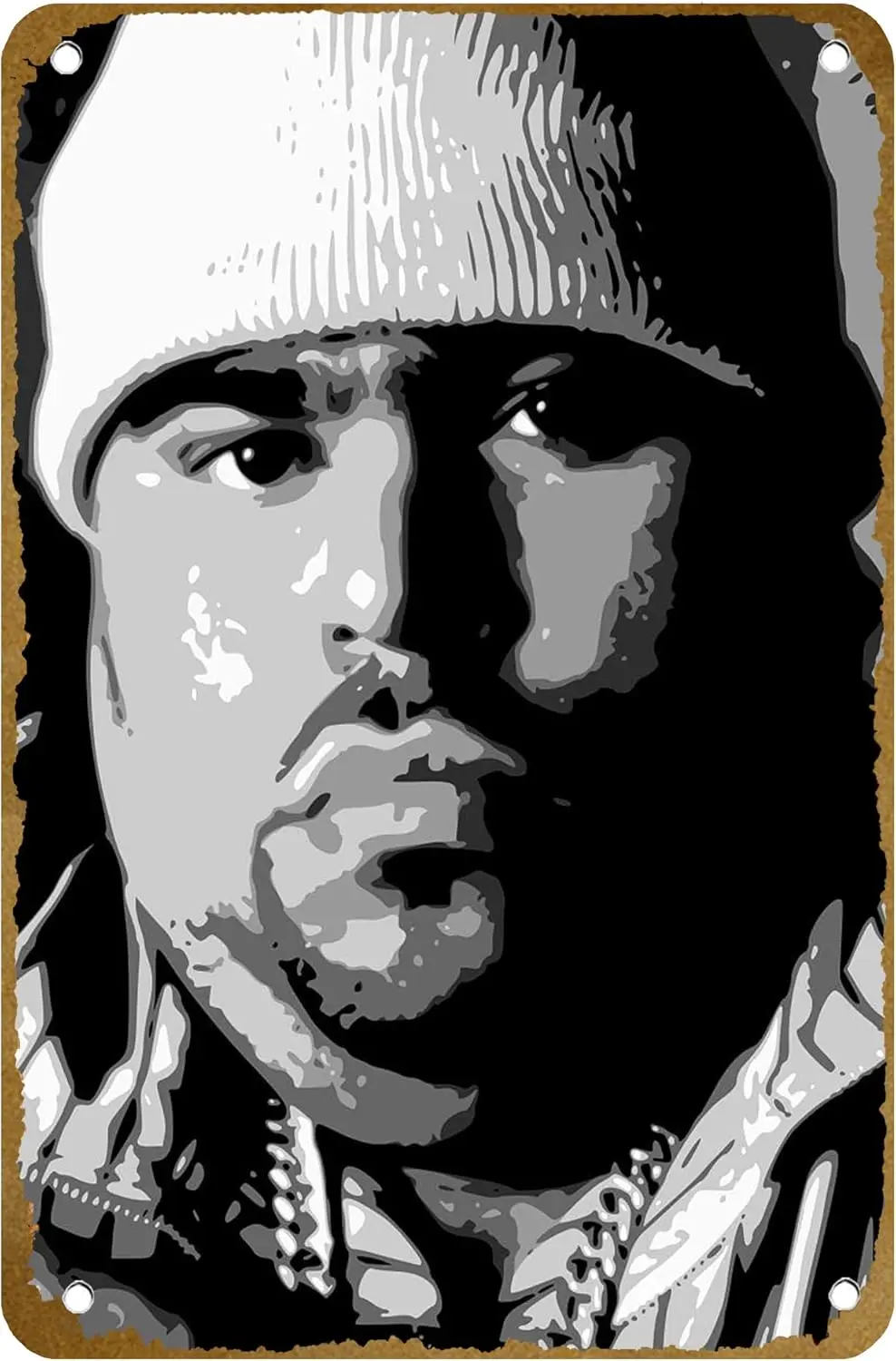 Hip Hop Heroes Big Pun-Music Poster Metall Blechschild Logo Familie Club Bar Café Schlafzimmer Kunst Wanddekoration Geschenk