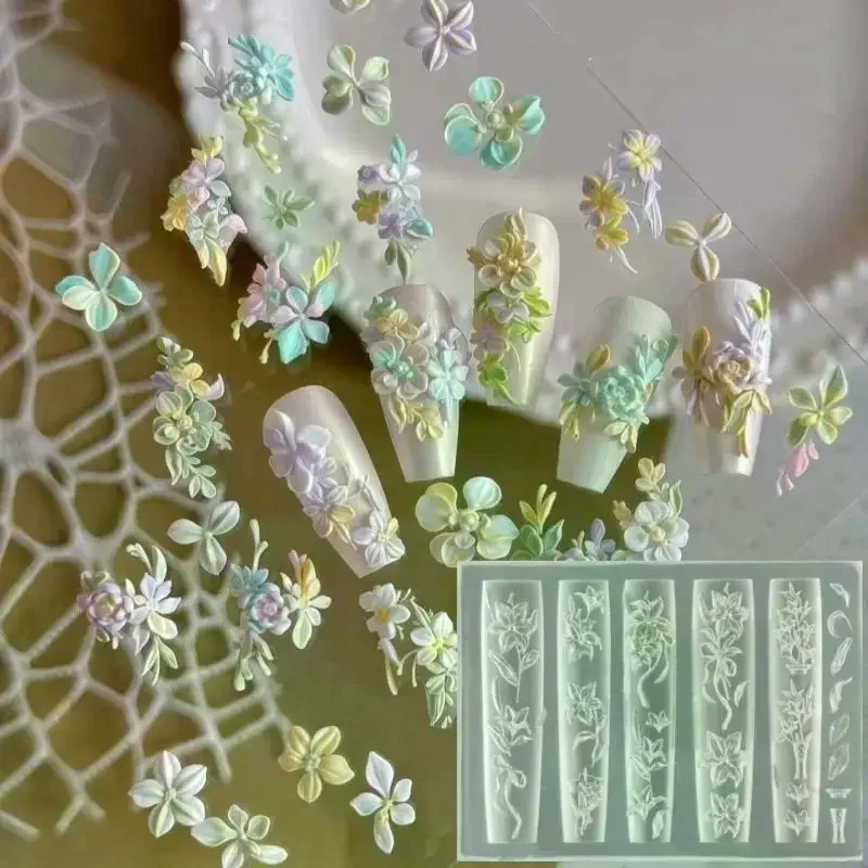 1 قطعة قذيفة البحر نجم البحر ذهبية كوي الأسماك ثلاثية الأبعاد الاكريليك مسمار قالب الصيف البحر المرجان زهرة فراشة لتقوم بها بنفسك قالب من السيليكون مسمار الفن قالب