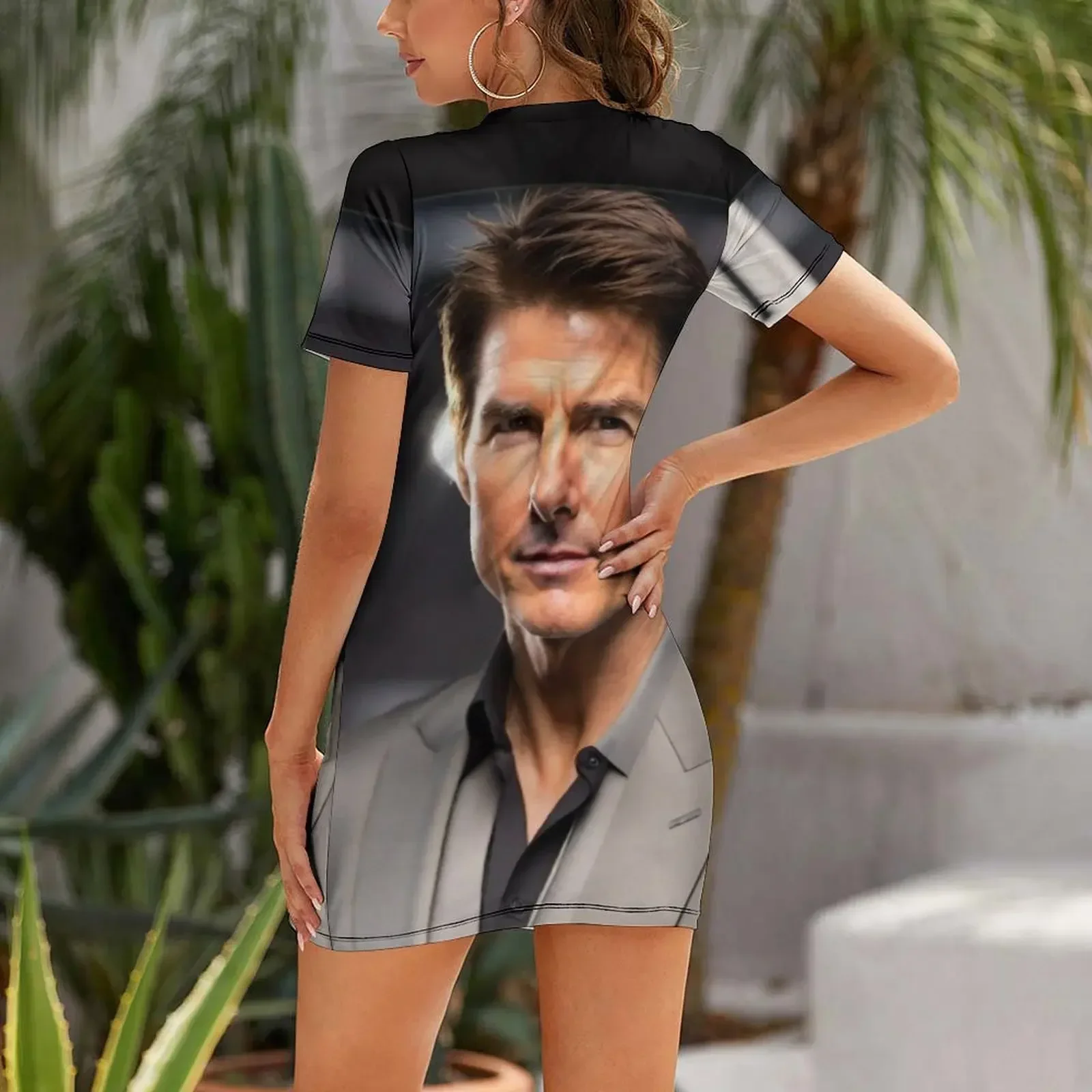 Tom Cruise in Smart Suits Mission Impossible 5 Short-Sleeved Dress dress summer 2026 women summer dress women 2026
