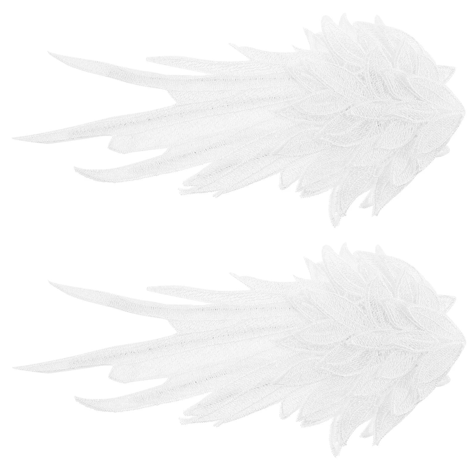 

1 Pair Embroidery Hair Clip Angel Wing Shaped Decorative Barrette Novelty Hairpin For Party Cosplay Stage Performance Headdress
