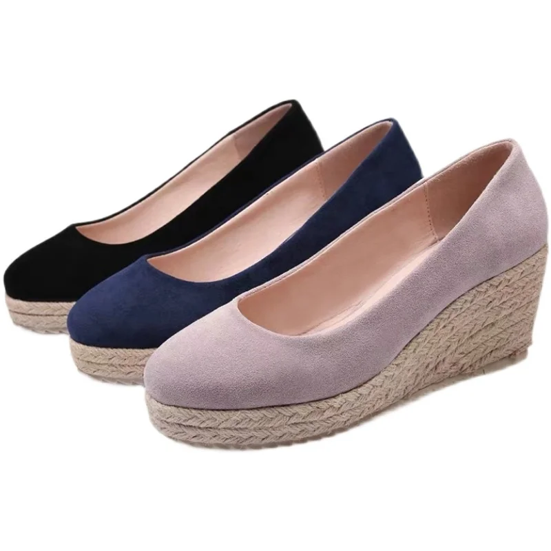 

Kate Princess Wedges Shoes, Lightweight, Solid, Fashion, 3 Colors, 4413