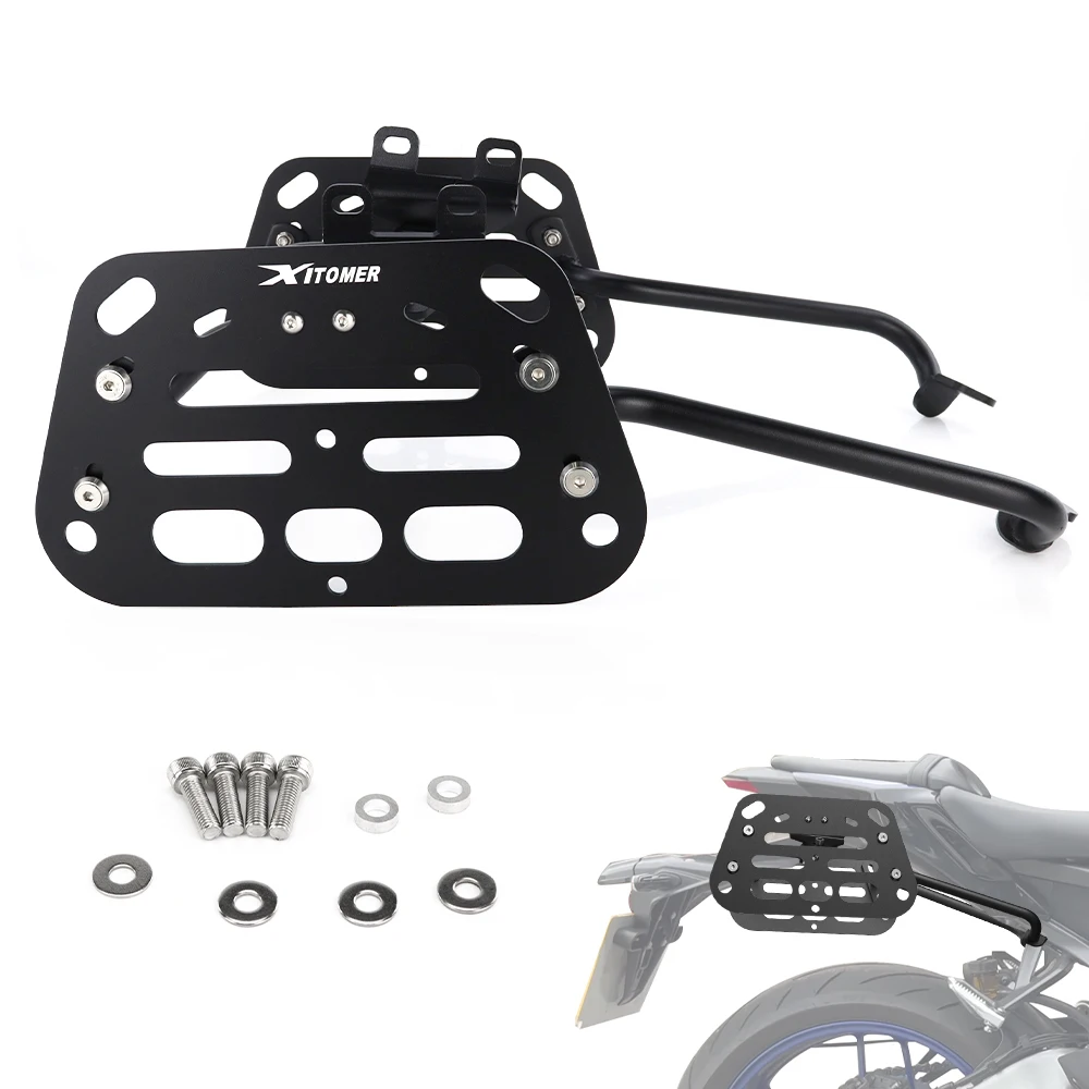 

Подходит для Yamaha MT-09/Y-AMT/SP 2024-2025, опорные планки для седельной сумки мотоцикла, монтажные кронштейны, боковые багажники, багажники, багажники