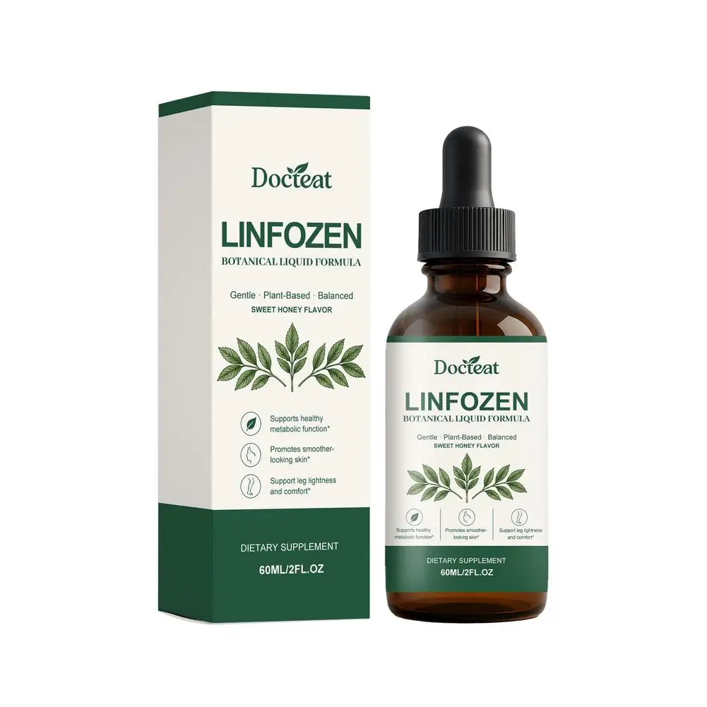 Natural Herbal Serum Gentle Lymph Care Drops Plant-Based Light Body Care Liquid 60ml Help Relieve Metabolic For Women & Men