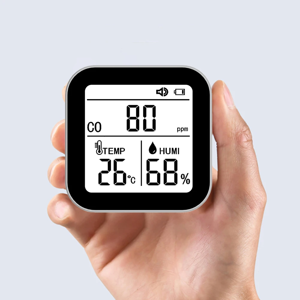 

Многофункциональный детектор CO 3-в-1: измеритель температуры и влажности, монитор угарного газа, датчик температуры/влажности для кемпинга, путешествий, автомобиля, фургона, транспортных средств