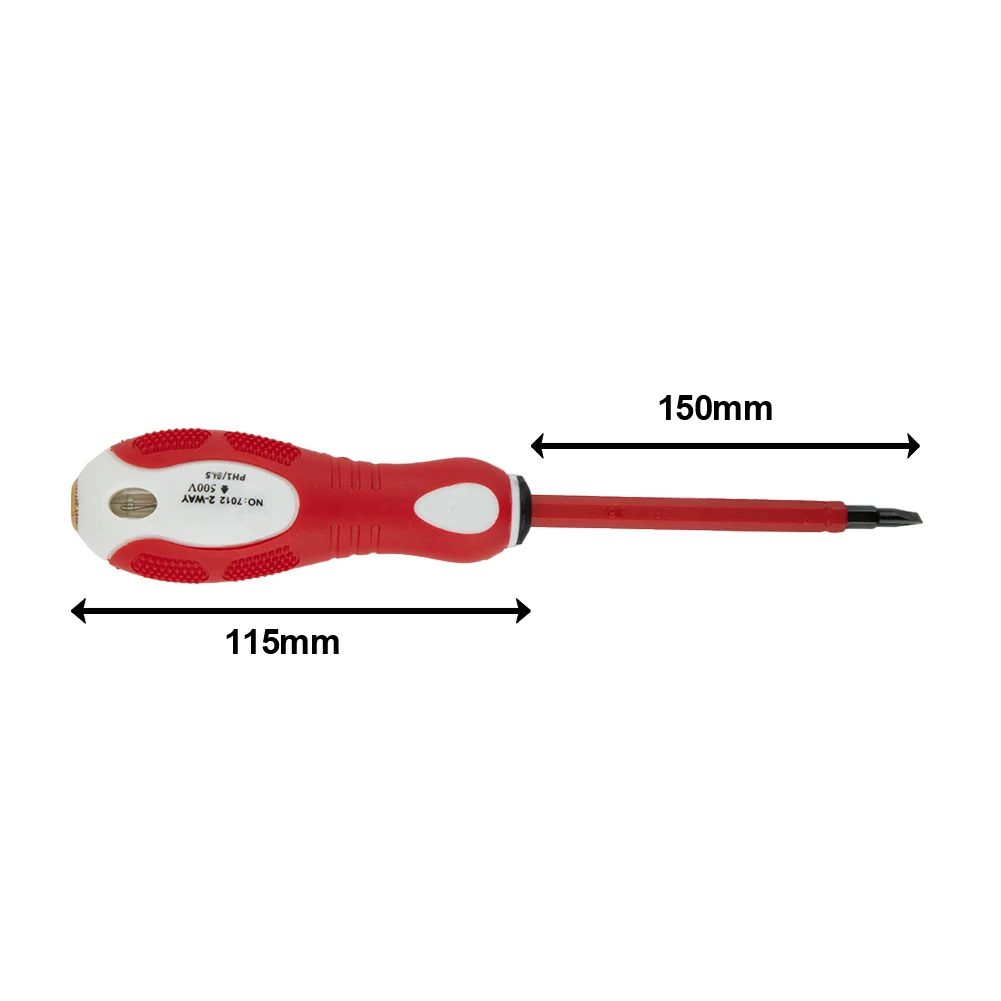 PH1/SL4 PH1/SL5 PH2/SL6 Dual-Purpose Screwdriver Electrical Tester Pen Dual Head Power Detector Electrical Screwdriver Indicator