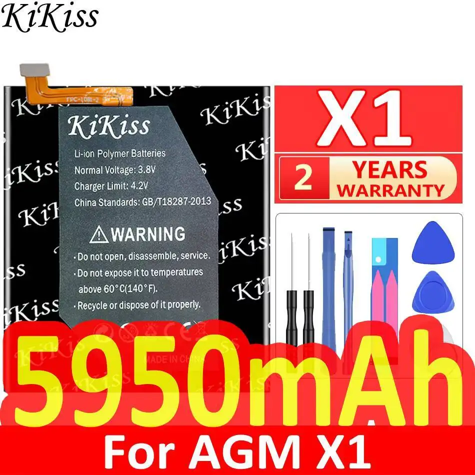 

Премиальная замена аккумулятора мобильного телефона для Agm X1 5950 мАч