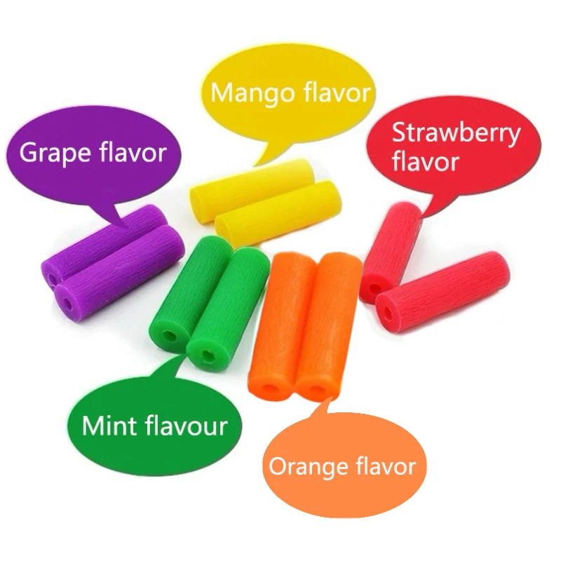 Dental Aligner Chewies Flexible Silicone Orthodontic Teeth Stick Bite Tooth Chew Fruit Flavors Invisible Retainer Seater Chews