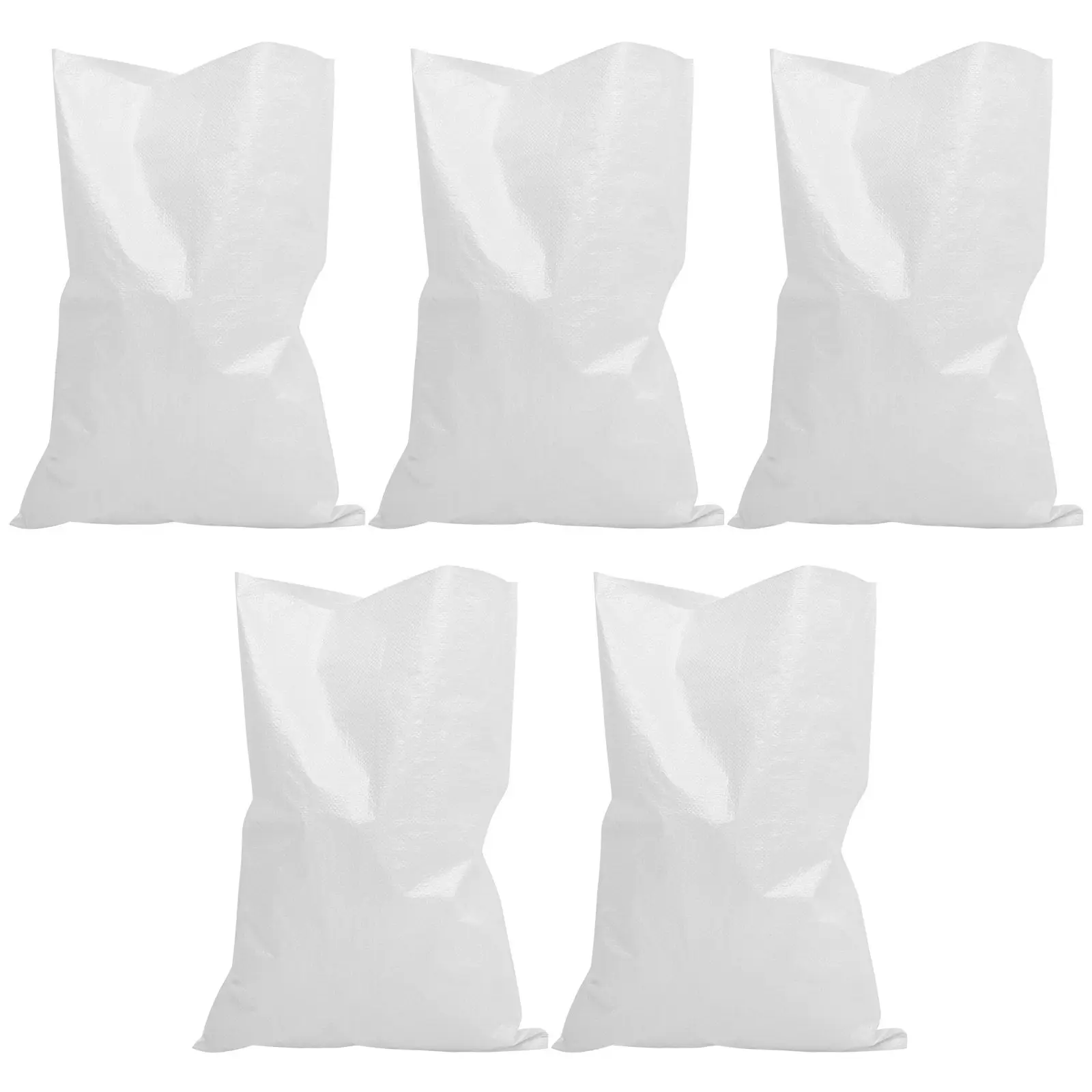 

5Pcs Sturdy Waterproof Woven Sandbags Empty Packing Bags for Flooding Hurricane Flood Protection Sandbags Flood Barrier Bags