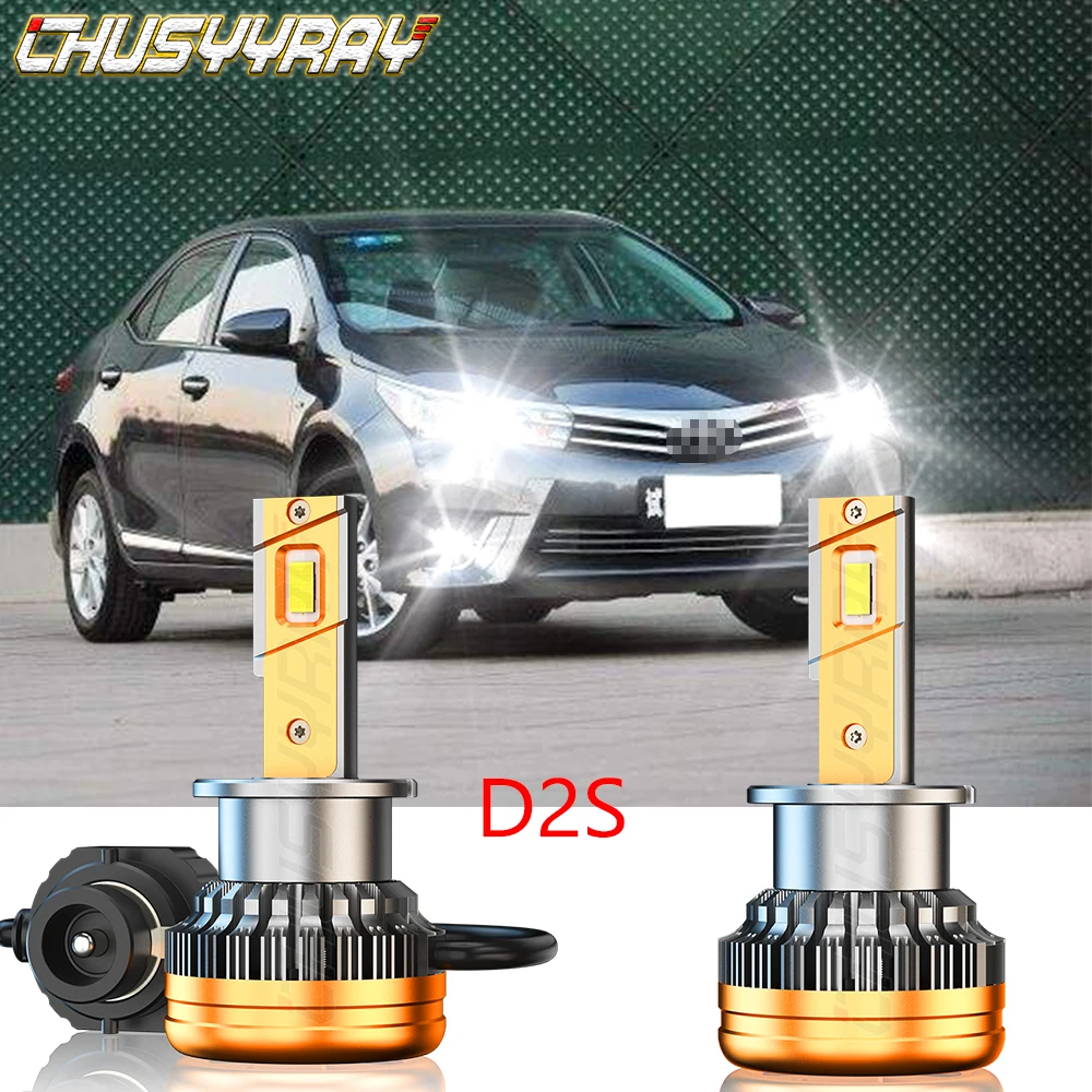 

CHUSYYRAY Compatible For M35 M45 2006 2007 2008-2010 2X D2S Front HID Xenon White Headlight Bulb Low Beam Car accsesories luzes