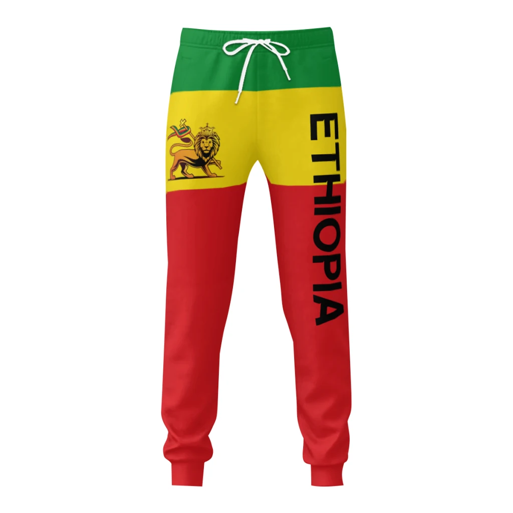 

Ethiopia Lion Flag Mens Sweatpants with Pockets Joggers for Men Sports Casual Sweat Pants With Drawstring