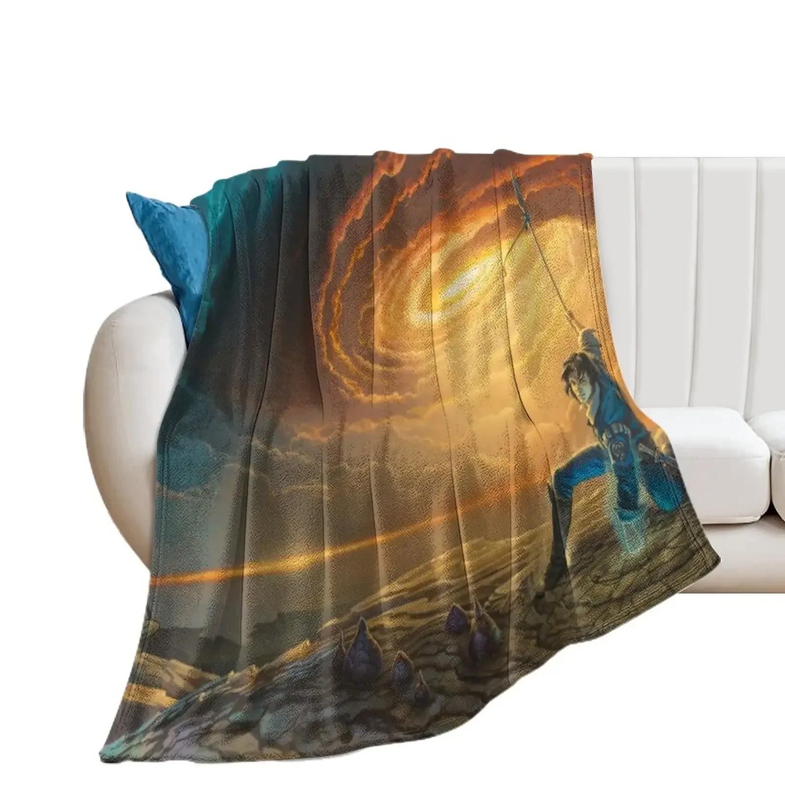 The Way of Kings - Dual Fight Throw Blanket Vintage Luxury St blankets and throws Blankets For Sofas Blankets