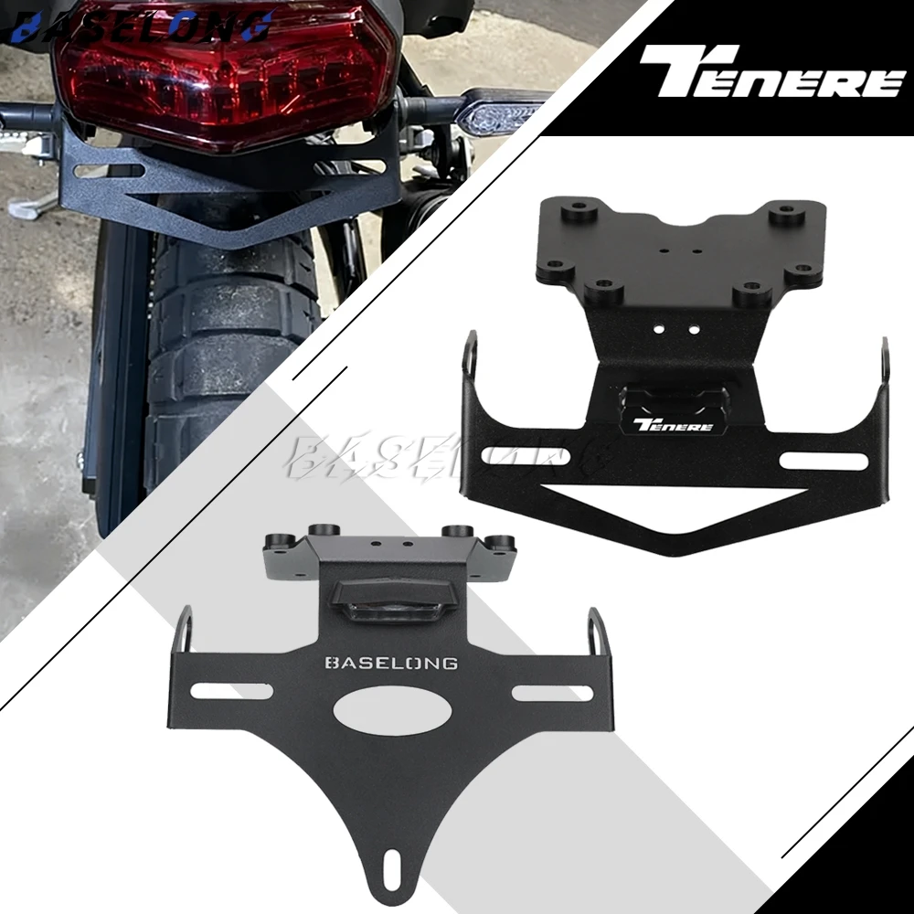 

License Plate Holder Bracket FOR YAMAHA TENERE 700 T7 Rally Tenere700 T700 XTZ700 2019-2026 Rear Tail Tidy Fender Eliminator Kit