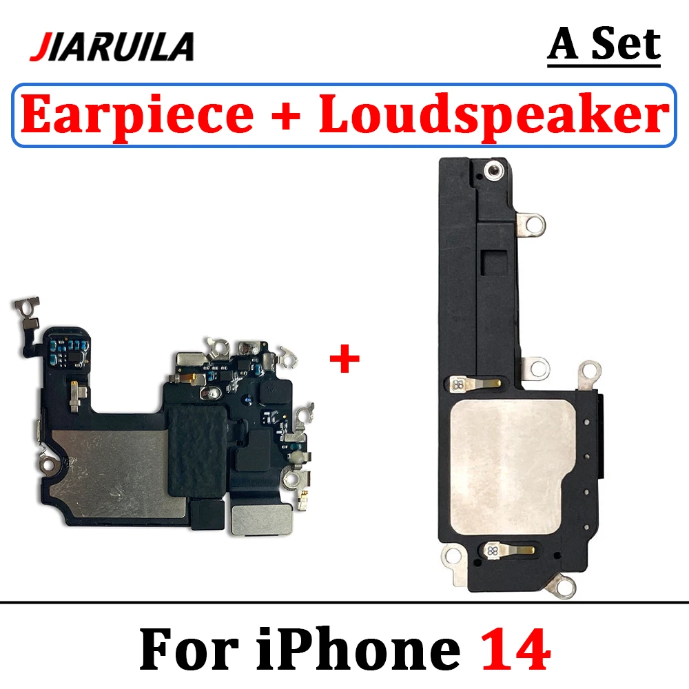 Great Loudspeaker For Iphone 13 14 15 Pro Max 16 Plus 17 Pro Top Inner Ear Sound Speaker Headset Flex Cable Replacement Parts