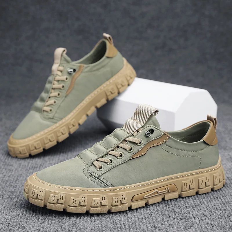 2024 New Men's Shoes Breathable Light Men Casual Sneakers Soft Bottom Wear-resistant Flat Comfortable Tennis Male Canvas Shoes