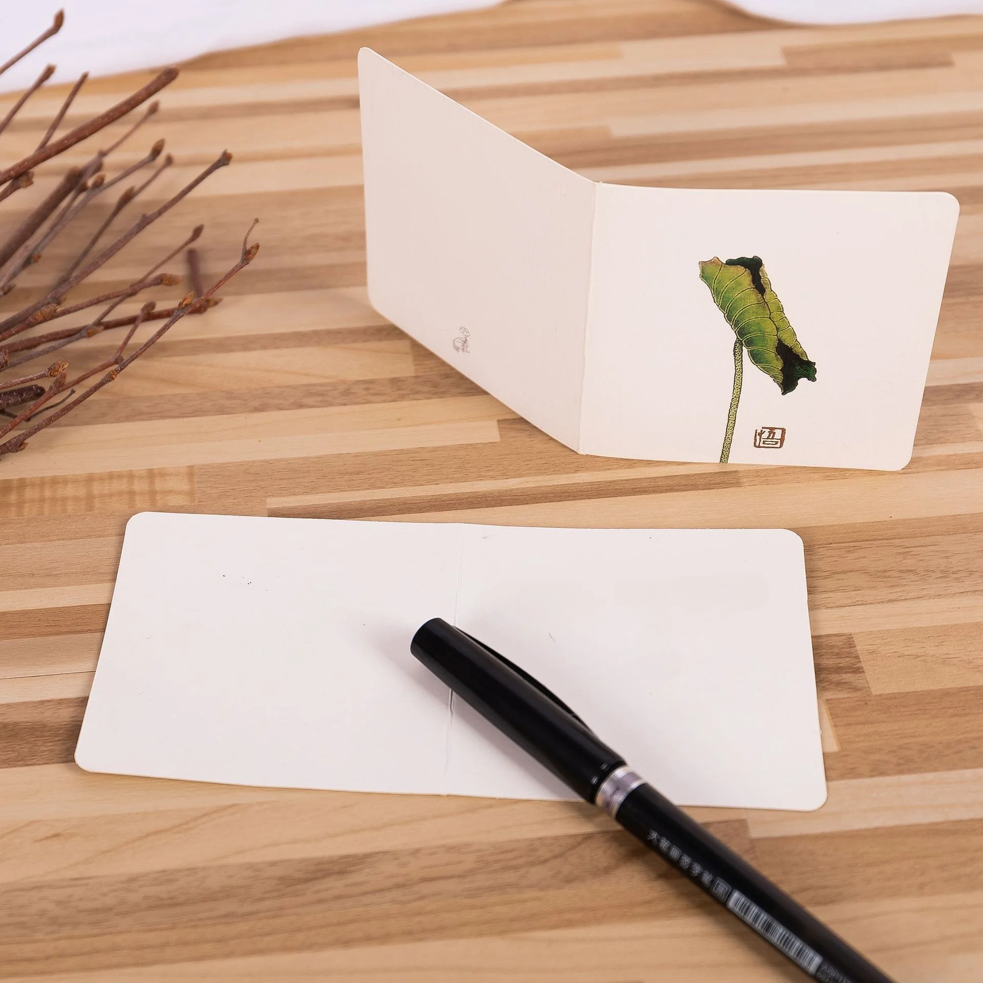 10PCS Chinese style festival art blessing greeting card event, antique retro greeting card creativ blessing grid card postcards