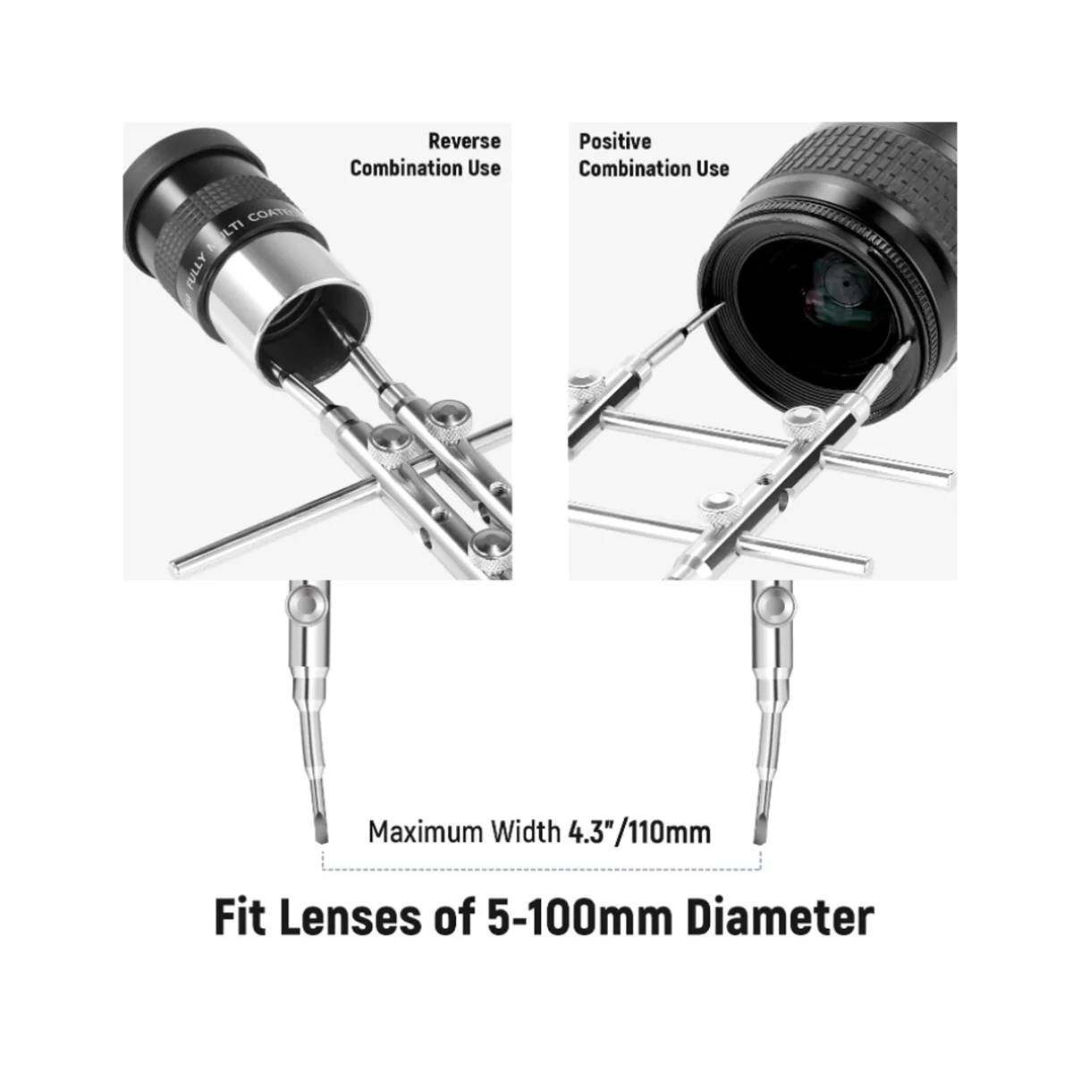 مجموعة أدوات إصلاح العدسات أداة عدسة كاميرا الفيديو الرقمية، عدسة 9 قطع 8-83 ملم