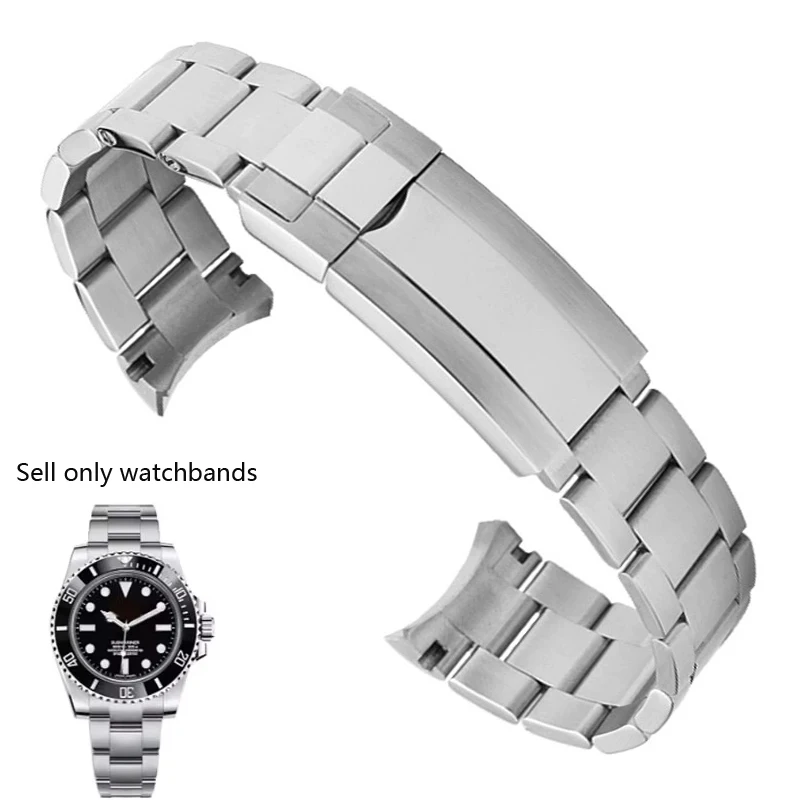Oyster Bracelet 904 Stainless Steel Watchbands for Rolex SUBMARINER DAYTONA SUP GMT Men's Watch Bracelet Metal Strap 20mm 21mm