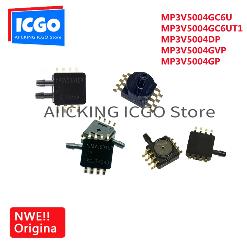 

MP3V5004GC6U MP3V5004GC6UT1 MP3V5004DP MP3V5004GVP MP3V5004GP(1pcs) 100% Original New Pressure Sensors SOP W/DUAL PORT ,In Stock