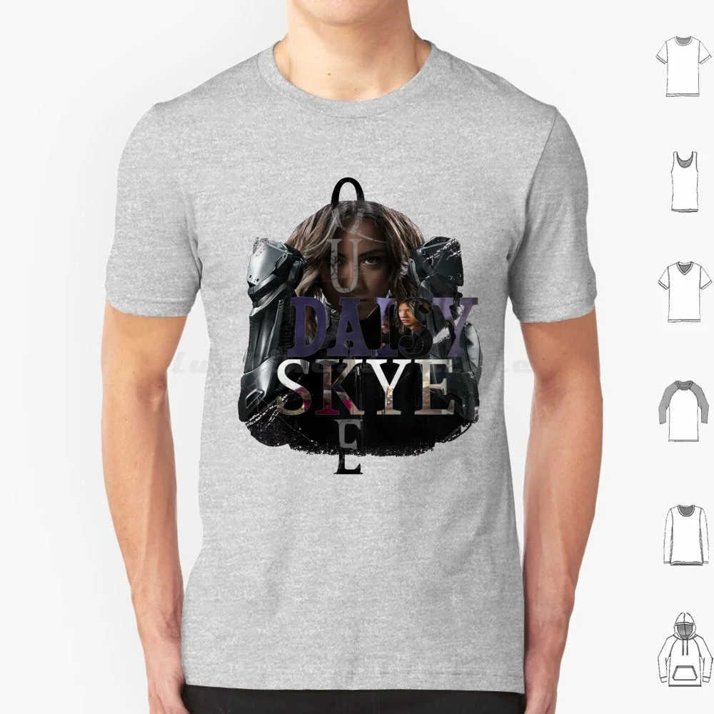 Quake T Shirt Cotton Men Women DIY Print Quake Daisy Johnson Daisy Skye Agents Of Shield Shield Inhuman Agent Johnson Secret