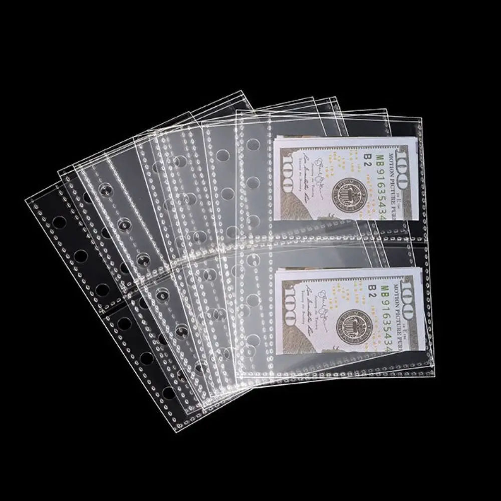 Inner Page Card Binder A7 Photocard Binder Sheets Transparent PP Acid Free Photo Album Refill Pages Photo Album Sleeves