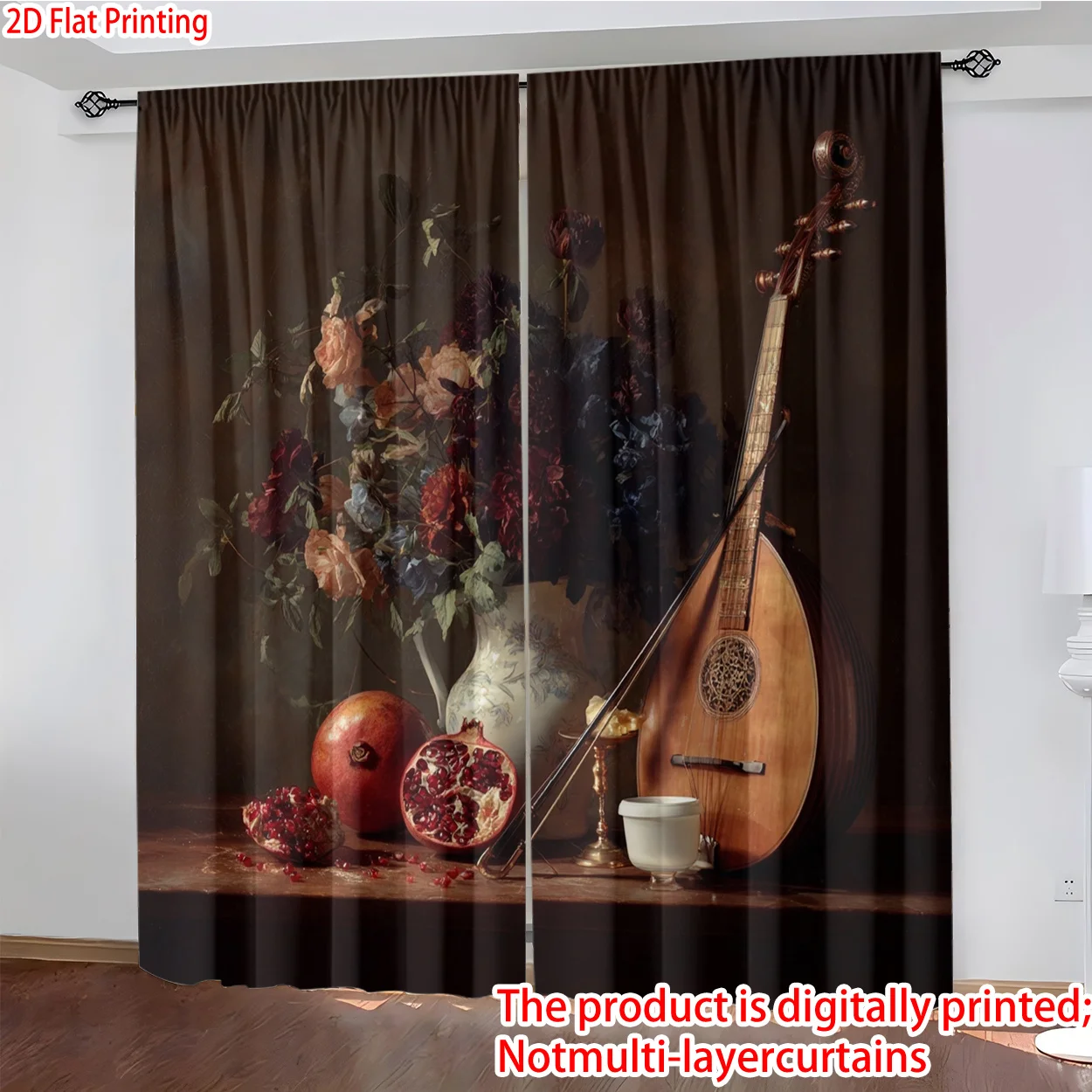 Vintage Still Life Blackout Cu - Musical Instrument French recension och pris