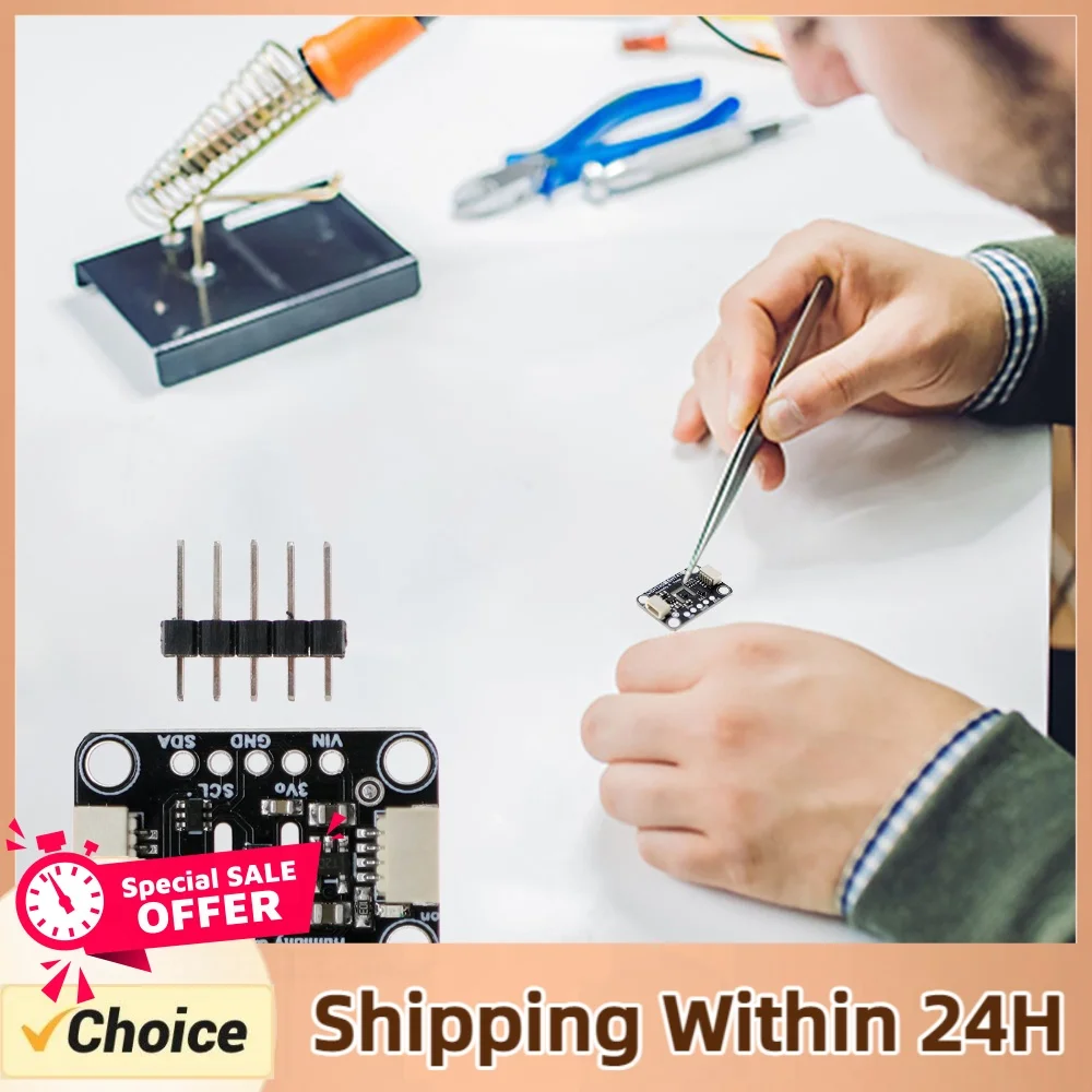 Temperature Humidity Sensor SHT40 SHT41 STEMMA QT Qwiic I2C Compatible PCB Board