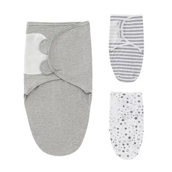1 adet rastgele renk yenidoğan bebek uyku tulumları kundaklama giysileri pamuklu battaniye sleepsclothes