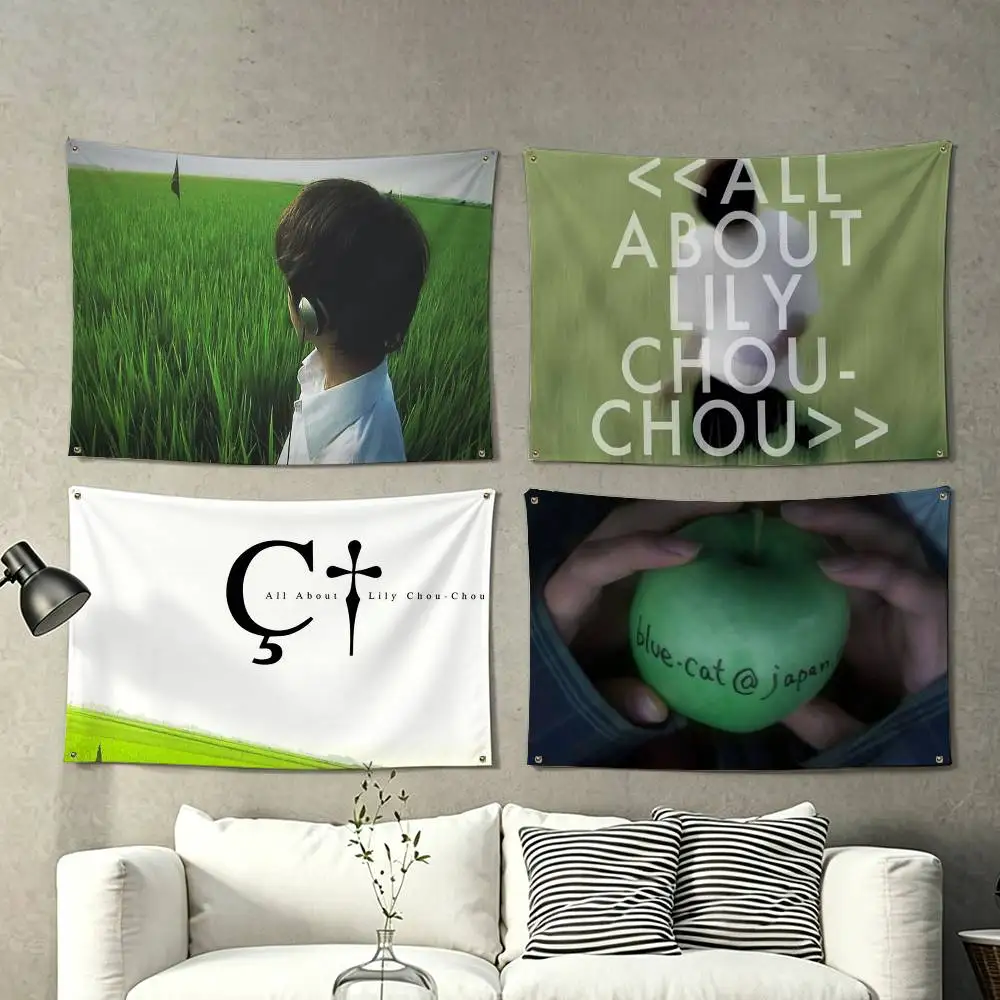 All About Lily Chou-Chou  Flag Suitable For Party Club Outdoor Interior Wall Decoration Banner Fans Gift