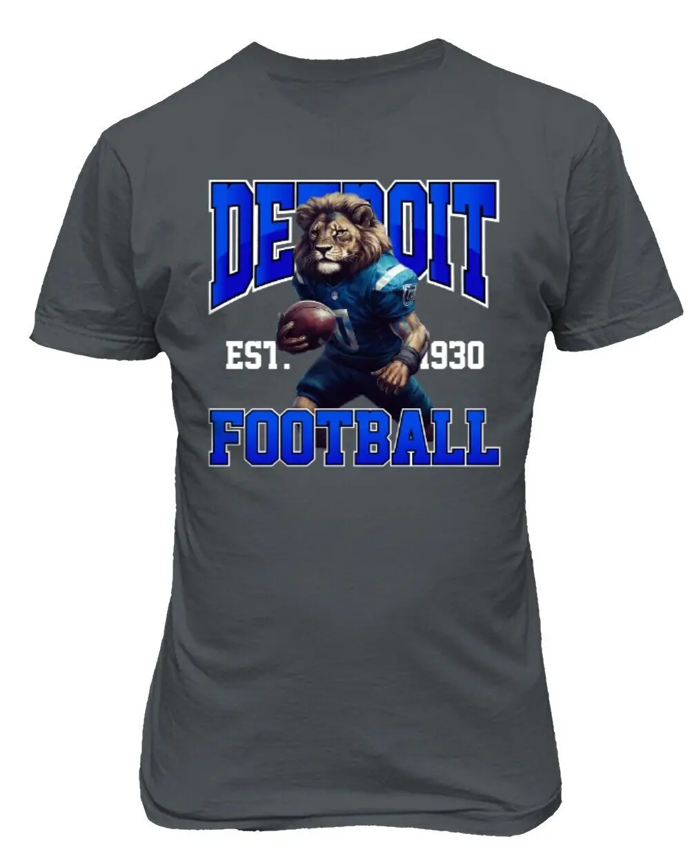 

Detroit Football Est. 1930 Playoff Animal Fans Unisex T-Shirt